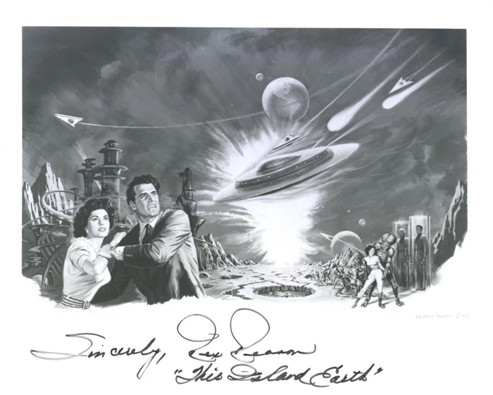 Rex Reason autograph