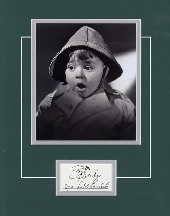Spanky McFarland autograph