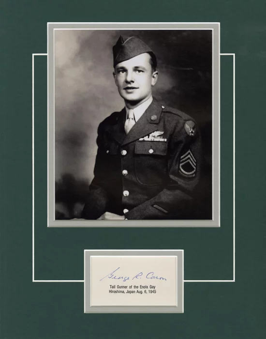 George Caron autograph