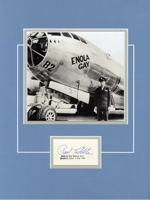 Paul W. Tibbets autograph