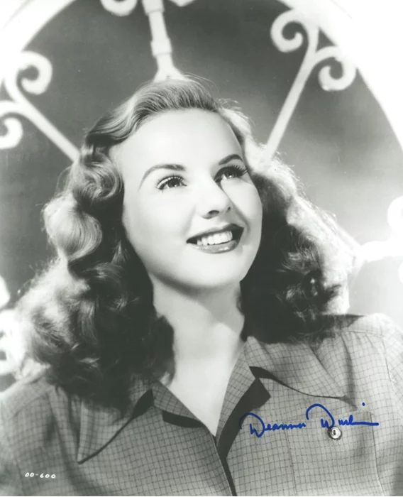Deanna Durbin autograph