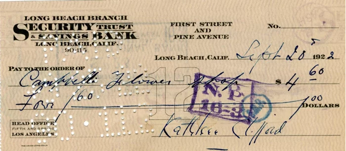 Kathleen Clifford autograph