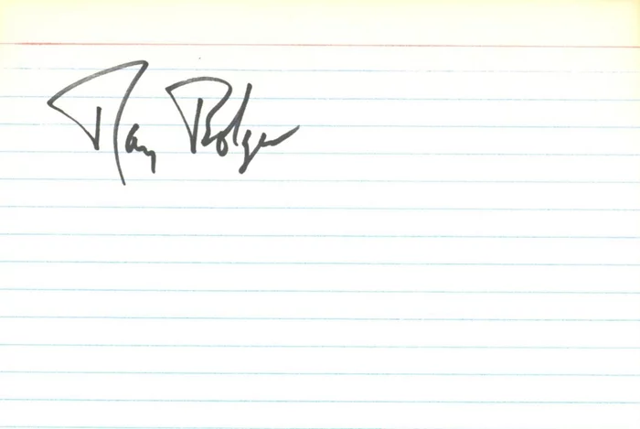 Ray Bolger autograph