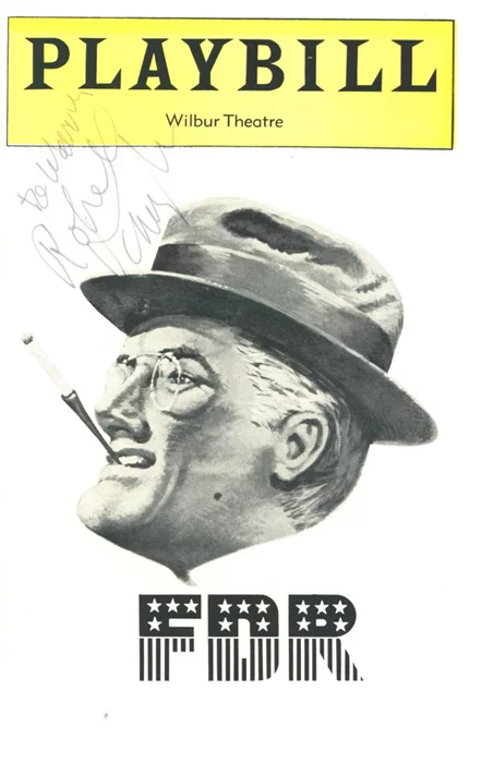 Robert Vaughn autograph