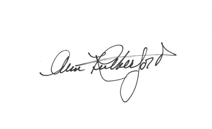 Ann Rutherford autograph