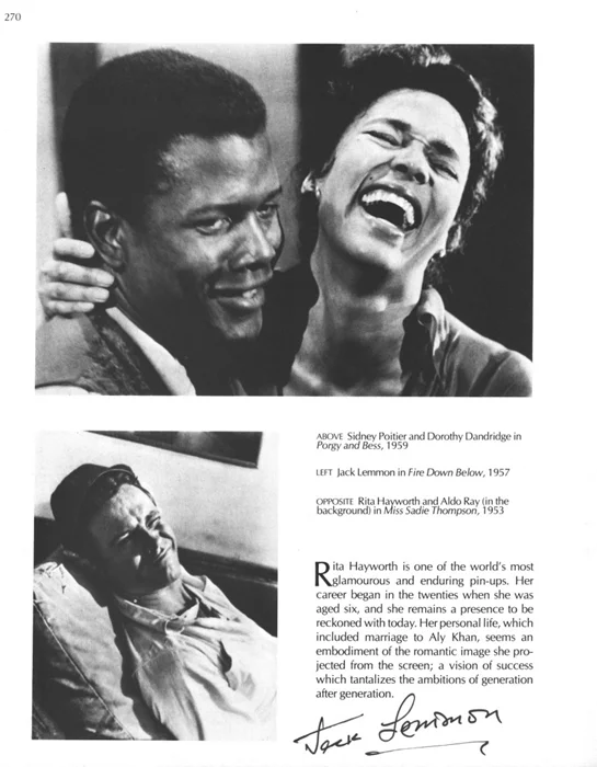 Jack Lemmon autograph