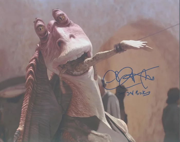 Ahmed Best autograph