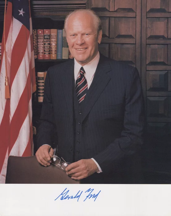 Gerald Ford autograph