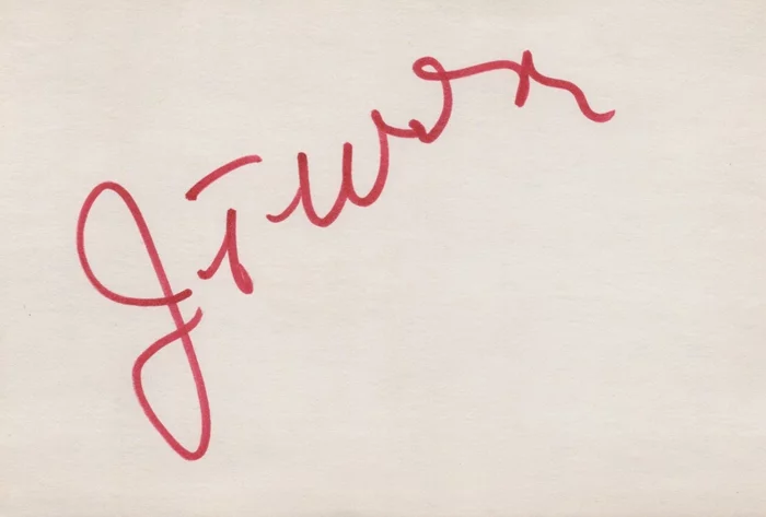 J.T. Walsh autograph