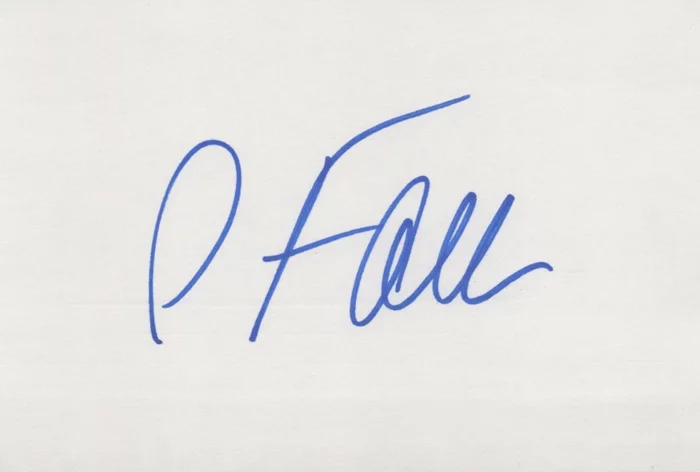 Peter Falk autograph