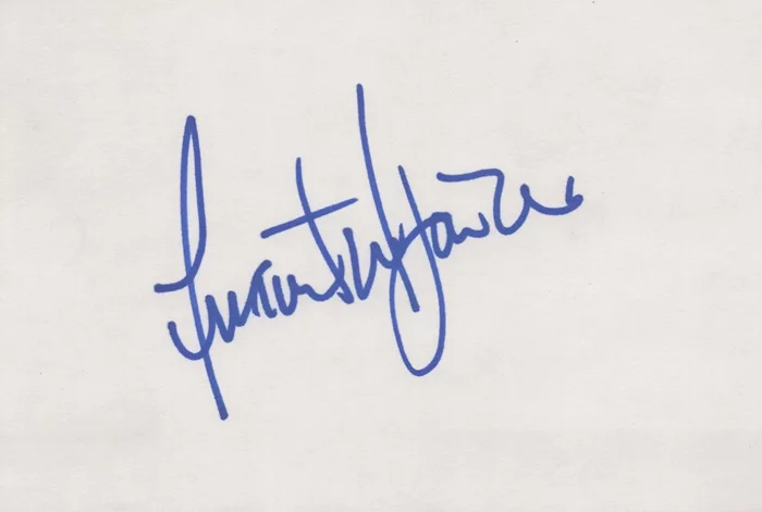 Geraint Wyn Davies autograph