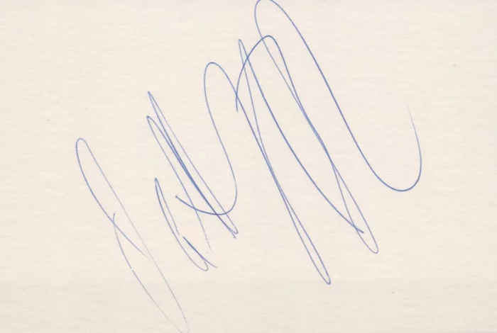 Matt LeBlanc autograph