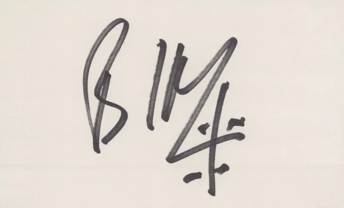 Billy Idol autograph
