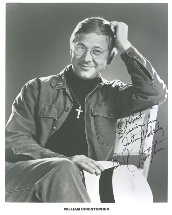 William Christopher autograph