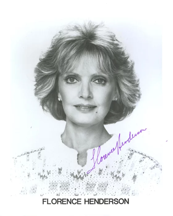 Florence Henderson autograph