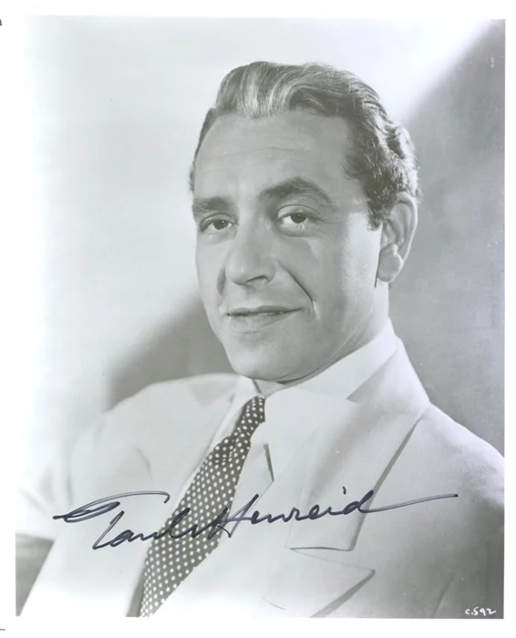 Paul Henreid autograph