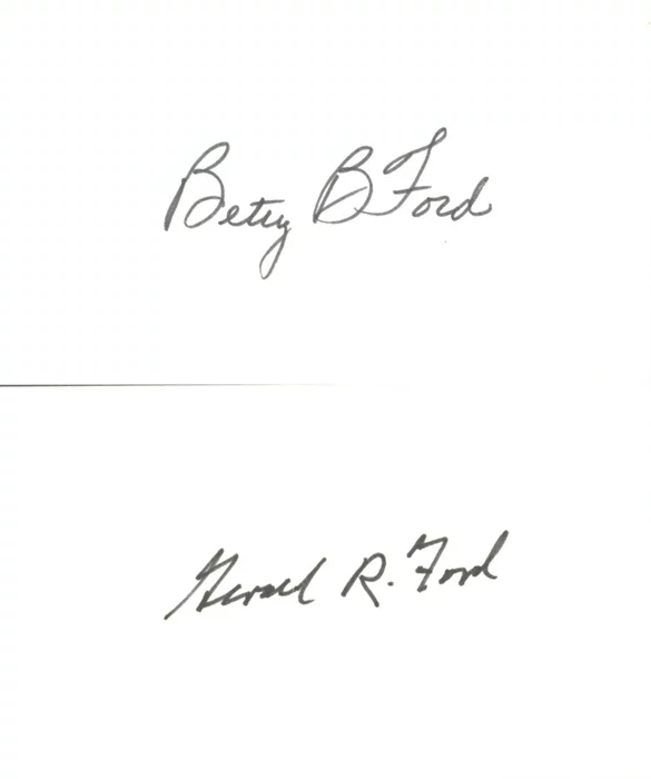 The Fords autograph
