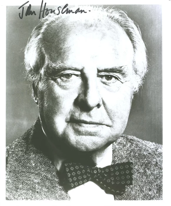 John Houseman autograph