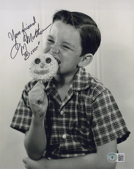 Jerry Mathers autograph