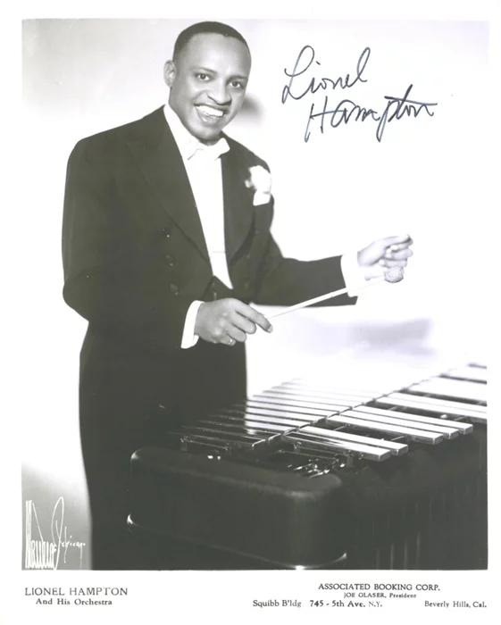 Lionel Hampton autograph