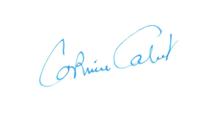 Corinne Calvet autograph