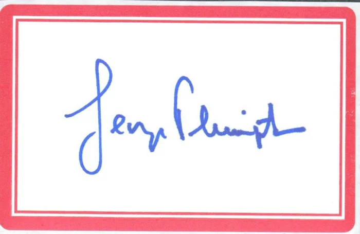 George Plimpton autograph