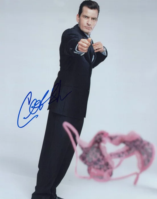 Charlie Sheen autograph