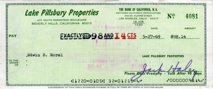 Jack Haley autograph