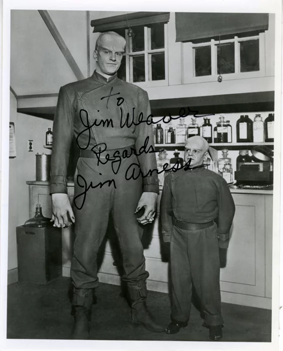 James Arness autograph