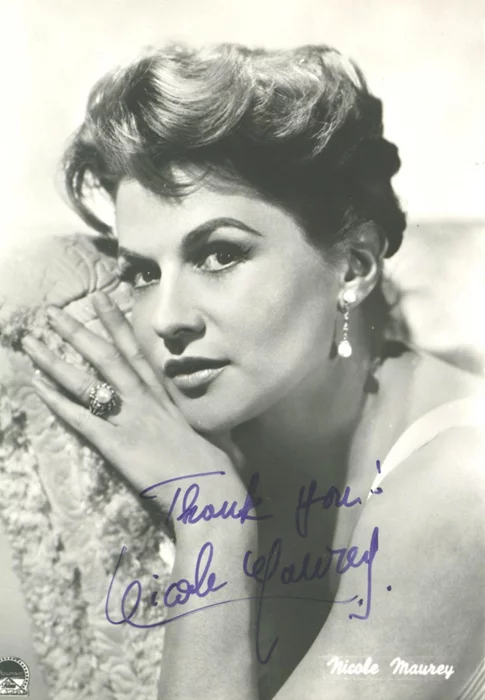 Nicole Maurey autograph
