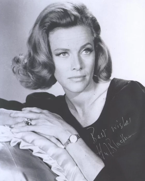 Honor Blackman autograph