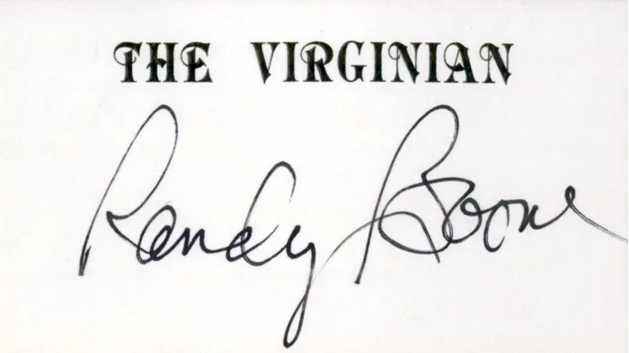 Randy Boone autograph