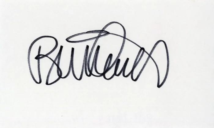 Bill Daily autograph
