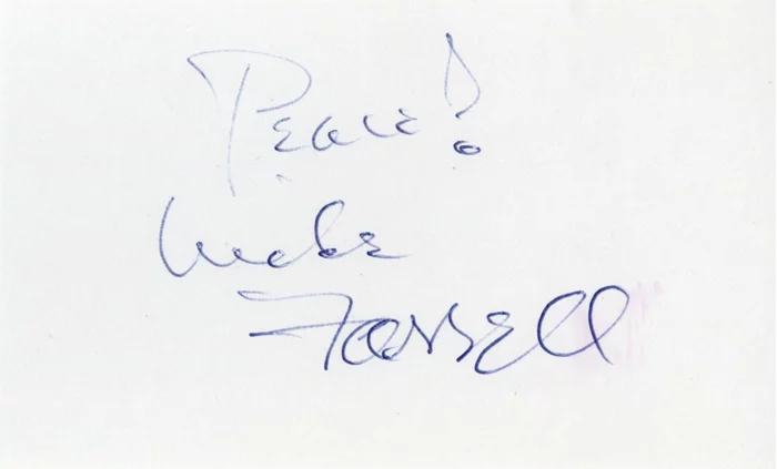 Mike Farrell autograph