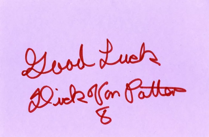 Dick Van Patten autograph