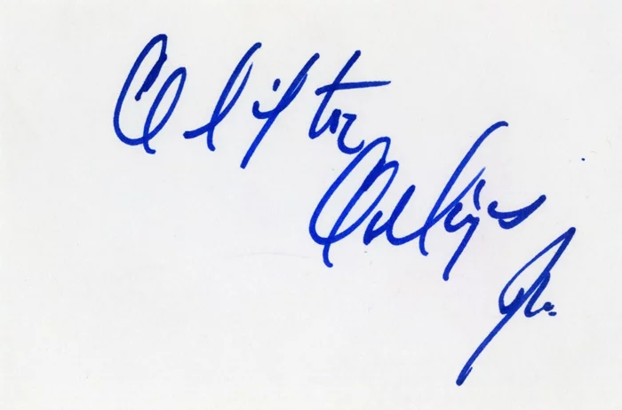 Clifton Collins Jr. autograph