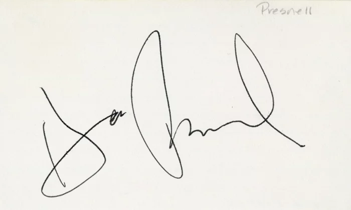 Harve Presnell autograph