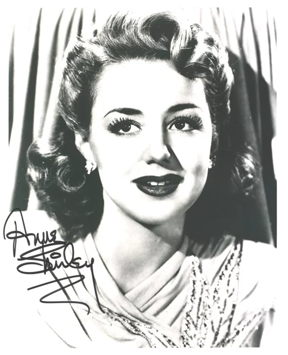 Anne Shirley autograph