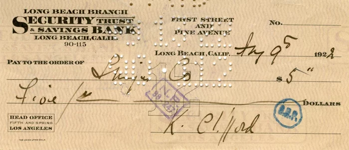 Kathleen Clifford autograph