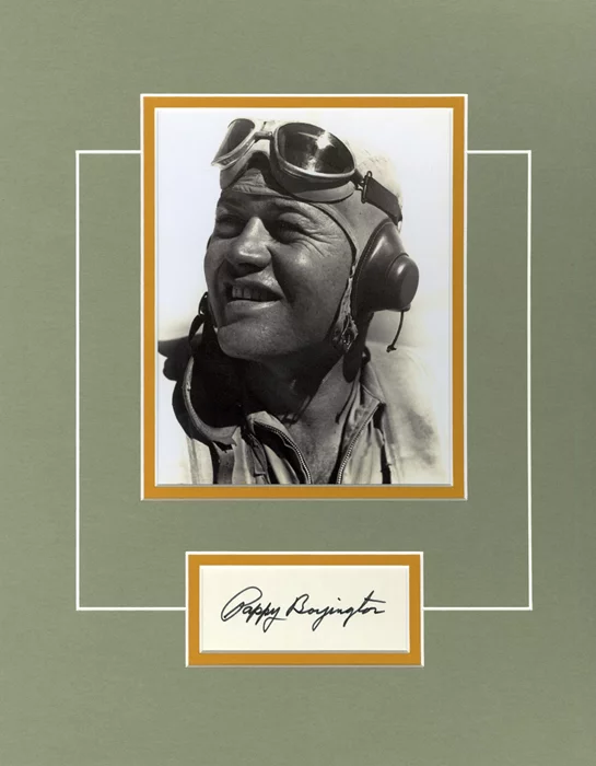 Pappy Boyington autograph