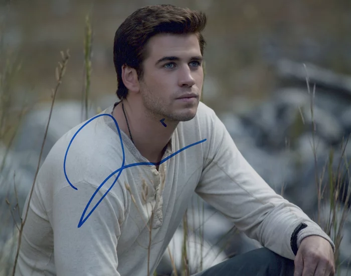 Liam Hemsworth autograph