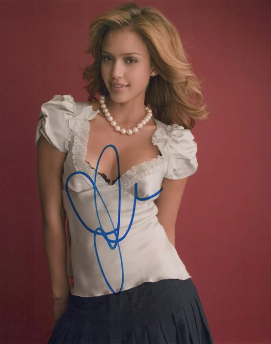 Jessica Alba autograph