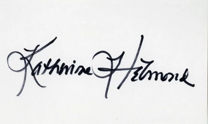 Katherine Helmond autograph