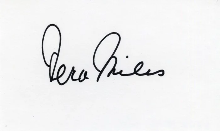 Vera Miles autograph