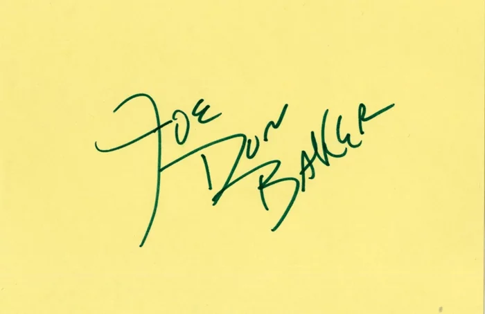 Joe Don Baker autograph