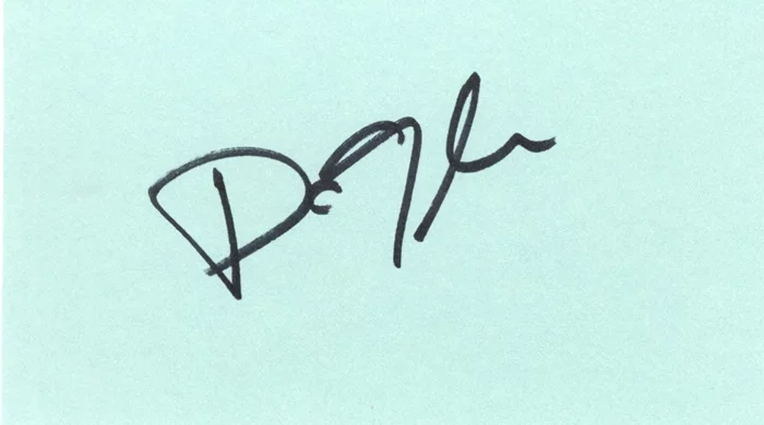 Dan Quayle autograph