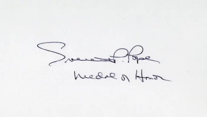 Everett Pope autograph