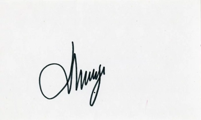 Daniel Inouye autograph