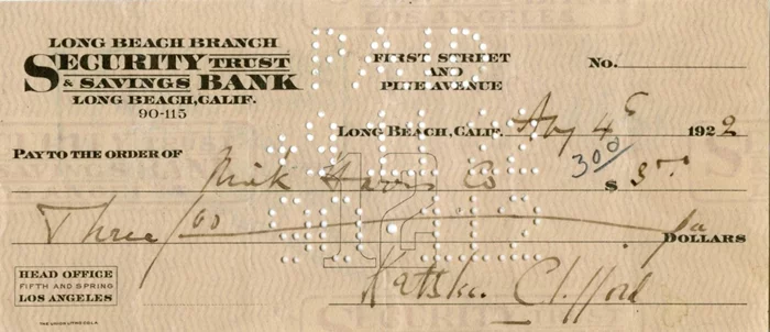 Kathleen Clifford autograph