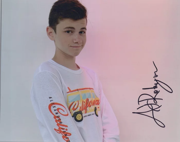 Alexander James Rodriguez autograph